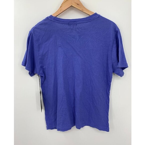 Wildfox Every Hour is Happy Hour Blue Tee Shirt M - Picture 2 of 8